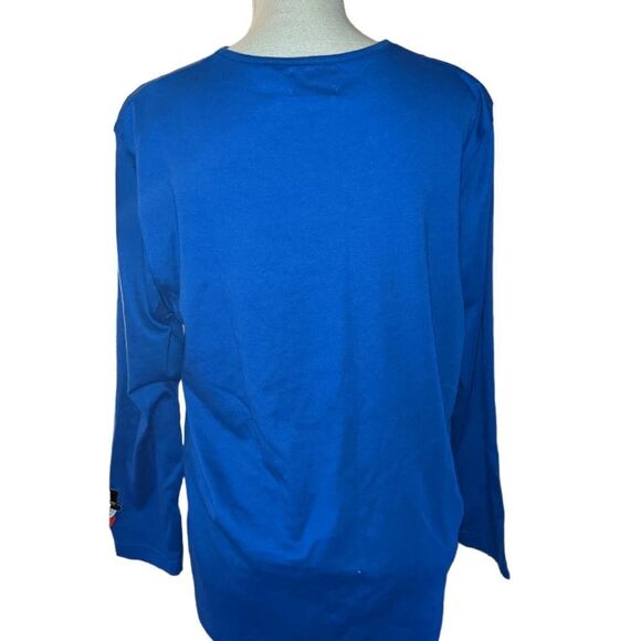 🤩 Designer's Originals Studio blue holiday top size XL🤩 2 for $20 - Picture 4 of 8